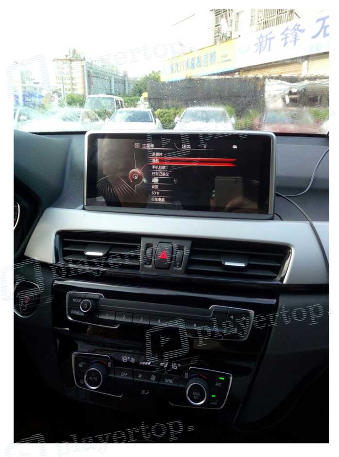 montage autoradio bmw x1 2016 2017